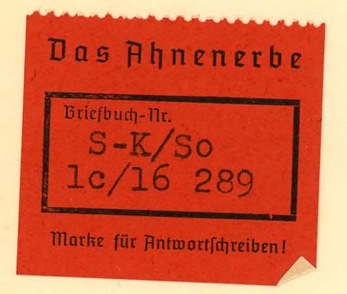 Ahnenerbe: Documents From Nazi Germany, 1936-1945