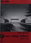 Ursinus College Alumni Journal, March 1958 by Roger P. Staiger, J. William D. Wright, Calvin D. Yost, Richard T. Schellhase, Raymond V. Gurzynski, Jenepher Price Shillingford, Norman E. McClure, Alfred M. Wilcox, Marion G. Spangler, and Carl G. Petrie