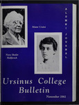 Ursinus College Alumni Journal, November 1961