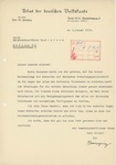 Letter from Heinrich Harmjanz to Wolfram Sievers, January 5, 1939 by Heinrich Harmjanz