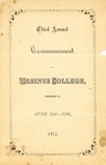 1874 Ursinus College Commencement Program by Ursinus College
