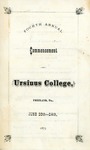 1875 Ursinus College Commencement Program