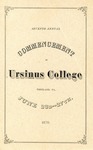1878 Ursinus College Commencement Program