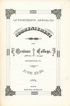 1884 Ursinus College Commencement Program by Ursinus College