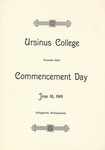 1901 Ursinus College Commencement Program by Ursinus College