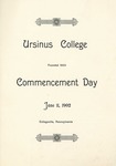 1902 Ursinus College Commencement Program