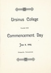 1904 Ursinus College Commencement Program