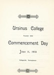 1913 Ursinus College Commencement Program