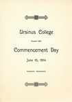 1914 Ursinus College Commencement Program by Ursinus College