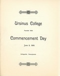 1915 Ursinus College Commencement Program