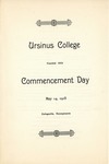 1918 Ursinus College Commencement Program