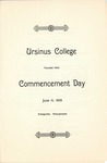 1919 Ursinus College Commencement Program