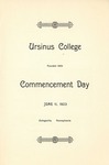 1923 Ursinus College Commencement Program by Ursinus College