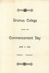1925 Ursinus College Commencement Program by Ursinus College
