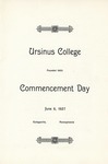1927 Ursinus College Commencement Program