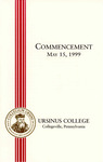 1999 Ursinus College Commencement Program