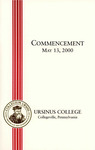 2000 Ursinus College Commencement Program by Ursinus College