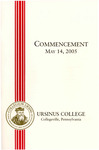 2005 Ursinus College Commencement Program