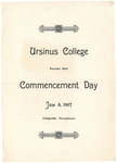 1907 Ursinus College Commencement Program