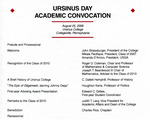 2006 Ursinus College Academic Convocation Program by Ursinus College
