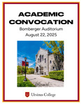 2025 Ursinus College Academic Convocation Program by Ursinus College