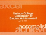 Ursinus College Celebration of Student Achievement (CoSA) Schedule of Events, 2006