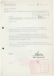Letter From the Personal Staff of the Reichsführer SS to Wolfram Sievers, April 10, 1941