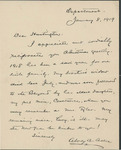Letter From Alvey A. Adee to Francis Mairs Huntington-Wilson, January 8, 1919 by Alvey A. Adee