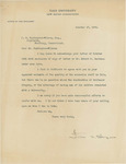 Letter From James Rowland Angell to Francis Mairs Huntington-Wilson, October 17, 1932 by James R. Angell