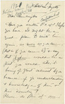 Letter From Dorothy Dearing to Francis Mairs Huntington-Wilson, March 4, 1921