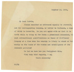 Letter From Francis Mairs Huntington-Wilson to Francis P. Garvan, October 14, 1932 by Francis Mairs Huntington-Wilson