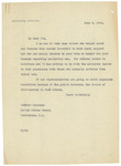 Letter From Francis Mairs Huntington-Wilson to Augustine Lonergan, June 6, 1933 by Francis Mairs Huntington-Wilson