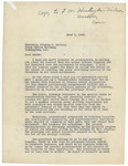 Letter From J. Francis Smith to Francis T. Maloney, June 5, 1933