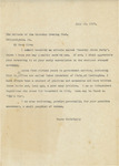 Letter From Francis Mairs Huntington-Wilson to the Editors of the Saturday Evening Post, July 30, 1937