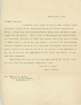 Letter From Horace Porter to William E. Mason, March 27, 1897 by Horace Porter
