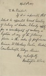 Letter From Francis Mairs Huntington-Wilson to William McKinley, April 8, 1897 by Francis Mairs Huntington-Wilson