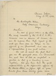 Letter From J. H. Pettee to Francis Mairs Huntington-Wilson, May 25, 1906 by James H. Pettee