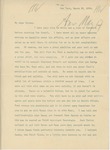 Letter From Lloyd C. Griscom to Francis Mairs Huntington-Wilson, March 30, 1906 by Lloyd C. Griscom