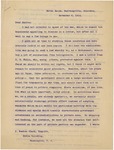Letter From Francis Mairs Huntington-Wilson to J. Reuben Clark, November 6, 1914