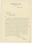 Letter From Philander C. Knox to Newton D. Baker, March 9, 1917