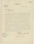 Letter From Joshua Reuben Clark Jr. to Newton D. Baker, March 12, 1917