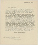 Letter From Francis Mairs Huntington-Wilson to William H. Taft, December 1, 1917