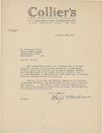 Letter From Webb Waldron to Francis Mairs Huntington-Wilson, November 20, 1917