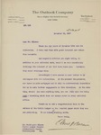 Letter From Elbert F. Baldwin to Francis Mairs Huntington-Wilson, November 22, 1917