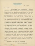Letter From John Bassett Moore to Francis Mairs Huntington-Wilson, December 8, 1917