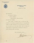 Letter From Robert Lansing to Francis Mairs Huntington-Wilson, January 9, 1918