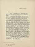 Letter From Francis Mairs Huntington-Wilson to William H. Zinsser, January 10, 1918