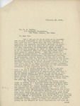 Letter From Francis Mairs Huntington-Wilson to William C. Bagley, February 22, 1918