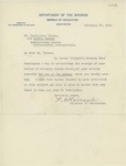 Letter From Lewis A. Kalbach to Francis Mairs Huntington-Wilson, February 27, 1918