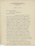 Letter From William C. Bagley to Francis Mairs Huntington-Wilson, March 5, 1918